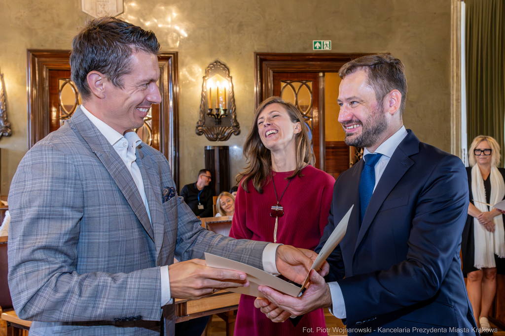 dyrektorzy, szkoły, wręczenie, akty, powołania, powierzenia, podziękowania, Miszalski, Klaman, k  Autor: P. Wojnarowski