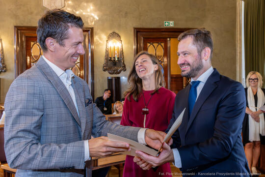 dyrektorzy, szkoły, wręczenie, akty, powołania, powierzenia, podziękowania, Miszalski, Klaman, k