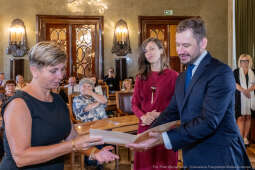 dyrektorzy, szkoły, wręczenie, akty, powołania, powierzenia, podziękowania, Miszalski, Klaman, k