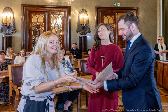 dyrektorzy, szkoły, wręczenie, akty, powołania, powierzenia, podziękowania, Miszalski, Klaman, k