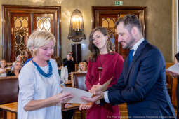 dyrektorzy, szkoły, wręczenie, akty, powołania, powierzenia, podziękowania, Miszalski, Klaman, k