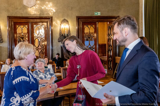 dyrektorzy, szkoły, wręczenie, akty, powołania, powierzenia, podziękowania, Miszalski, Klaman, k