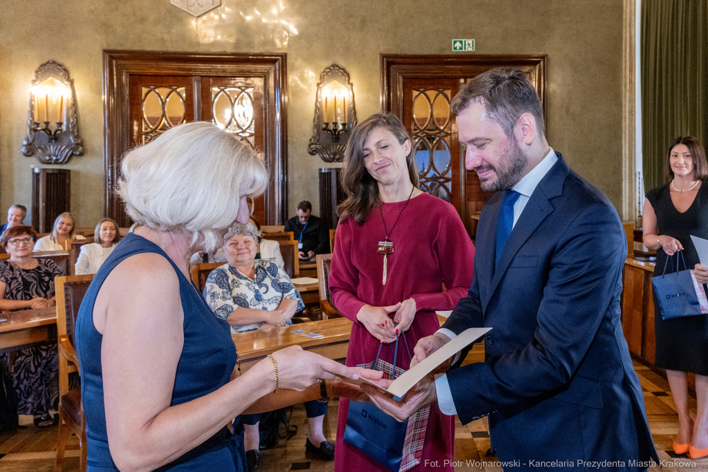 dyrektorzy, szkoły, wręczenie, akty, powołania, powierzenia, podziękowania, Miszalski, Klaman, k  Autor: P. Wojnarowski