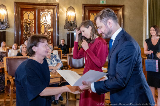 dyrektorzy, szkoły, wręczenie, akty, powołania, powierzenia, podziękowania, Miszalski, Klaman, k