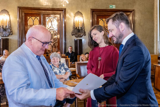 dyrektorzy, szkoły, wręczenie, akty, powołania, powierzenia, podziękowania, Miszalski, Klaman, k