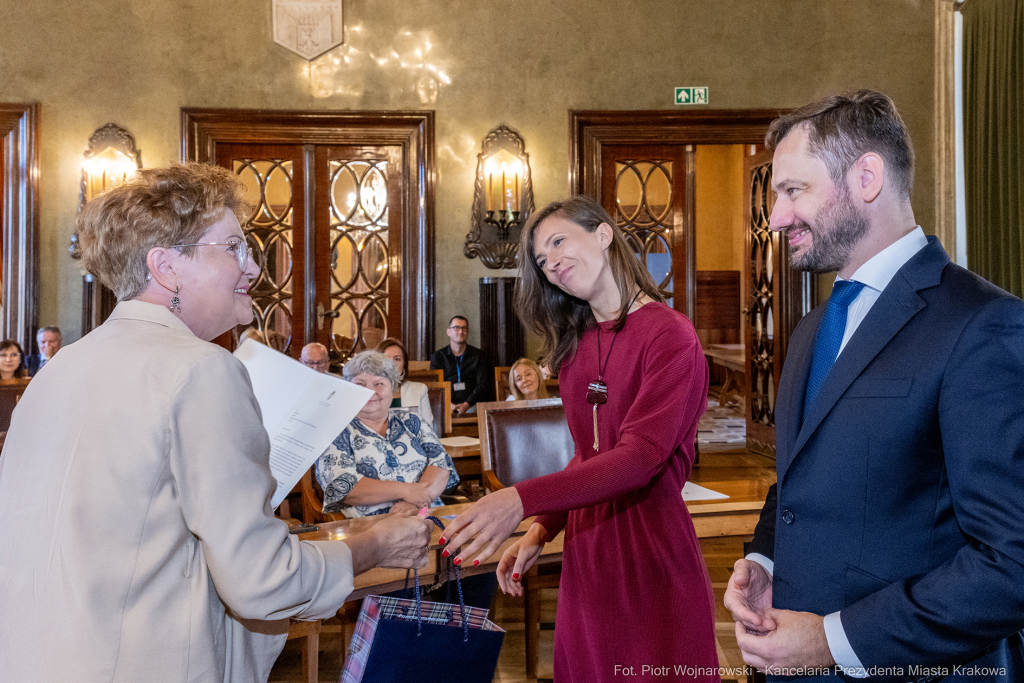 dyrektorzy, szkoły, wręczenie, akty, powołania, powierzenia, podziękowania, Miszalski, Klaman, k  Autor: P. Wojnarowski