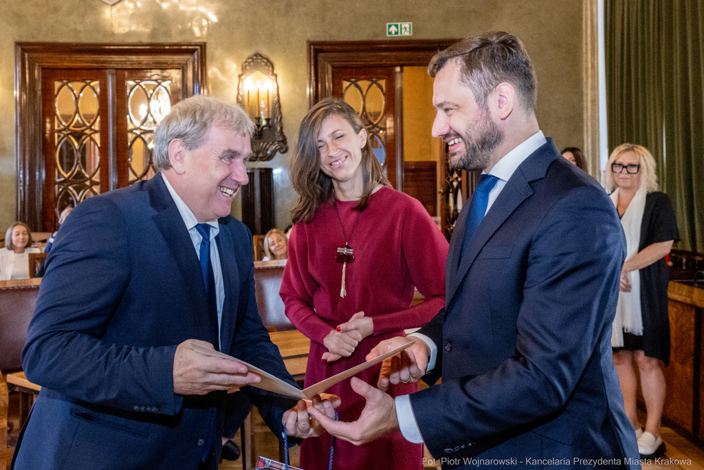 dyrektorzy, szkoły, wręczenie, akty, powołania, powierzenia, podziękowania, Miszalski, Klaman, k  Autor: P. Wojnarowski