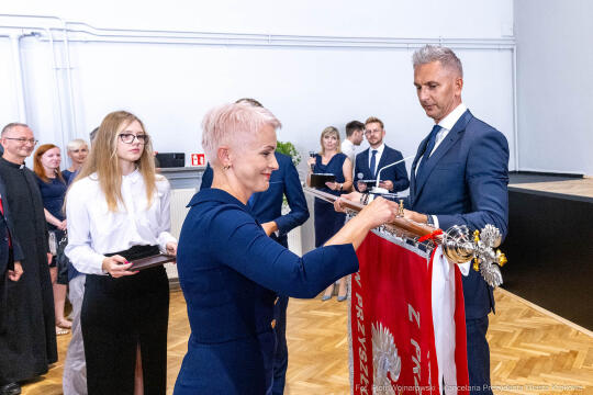 Miszalski, rozpoczęcie rok szkolny, Klaman, Zespół Szkół Architektoniczno-Budowlanych nr 1