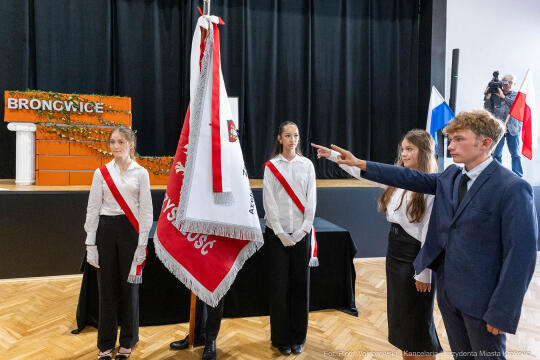 Miszalski, rozpoczęcie rok szkolny, Klaman, Zespół Szkół Architektoniczno-Budowlanych nr 1