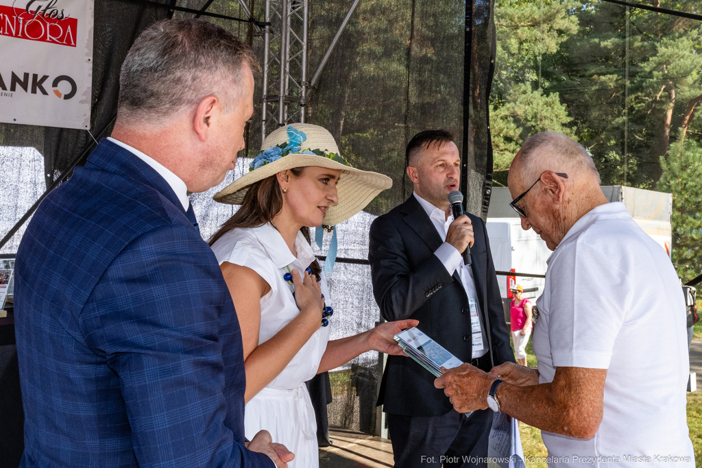 XI Międzynarodowe Senioralia, 2024, Kraków, seniorzy, seniorki, Mazur, Okła-Drewnowicz, Okońska-  Autor: P. Wojnarowski