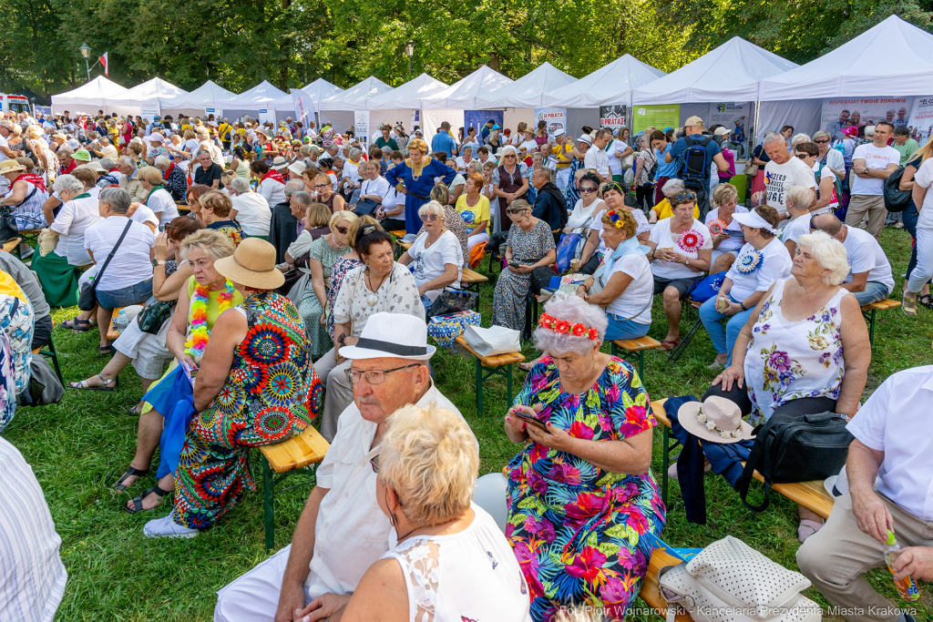 XI Międzynarodowe Senioralia, 2024, Kraków, seniorzy, seniorki, Mazur, Okła-Drewnowicz, Okońska-  Autor: P. Wojnarowski