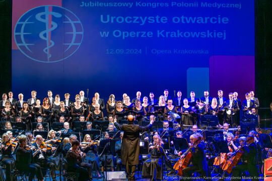 inauguracja, Kongres Polonii Medycznej, Miszalski, Grodzki, Król, lekarze, Polonia, Opera Krakowska