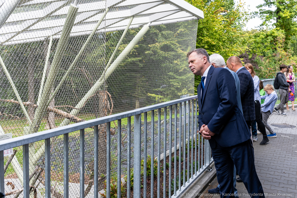 ZOO, Ptaszarnia, otwarcie jubileusz, 95-lecie, Krakowski Ogród Zoologiczny, Mazur, Klęczar, Gryga  Autor: P. Wojnarowski