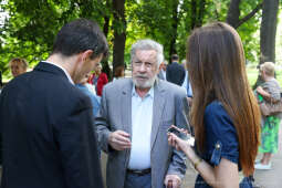 Tadeusz Boy-Żeleński, 83. rocznica, pomnik, Planty, kwiaty, uroczystość, Klaman