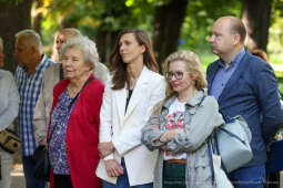 Tadeusz Boy-Żeleński, 83. rocznica, pomnik, Planty, kwiaty, uroczystość, Klaman