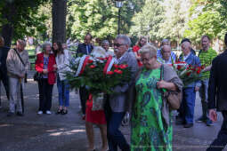 Tadeusz Boy-Żeleński, 83. rocznica, pomnik, Planty, kwiaty, uroczystość, Klaman