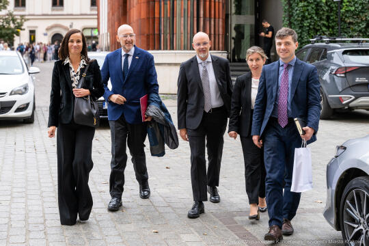 Luca Franchetti Pardo, ambasador, Włochy, wizyta, Klaman, Kraków, ambasciatore, Italia, visita, Cr