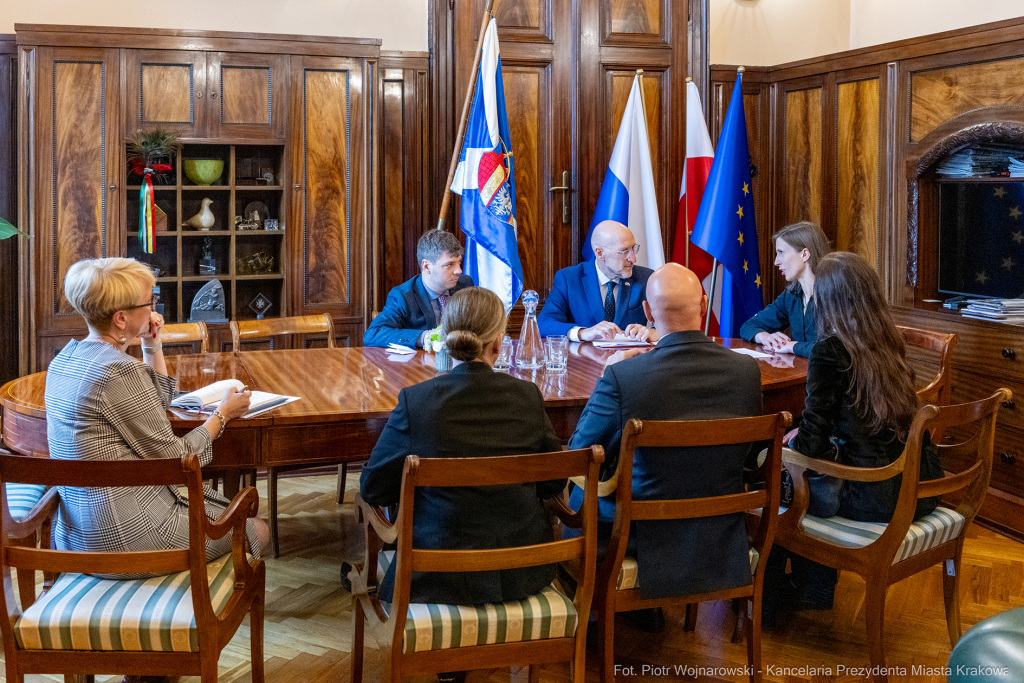 Luca Franchetti Pardo, ambasador, Włochy, wizyta, Klaman, Kraków, ambasciatore, Italia, visita, Cr  Autor: P. Wojnarowski