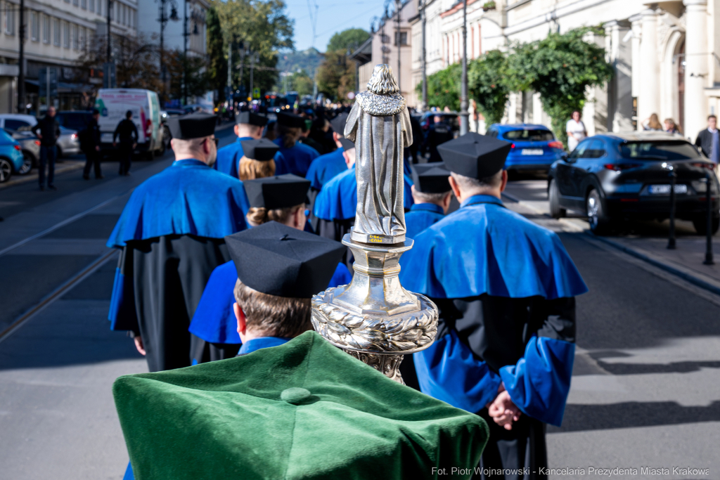 inauguracja, Miszalski, UJ, Uniwersytet Jagielloński, Jacek Popiel, medal, Jedynak, orszak  Autor: P. Wojnarowski