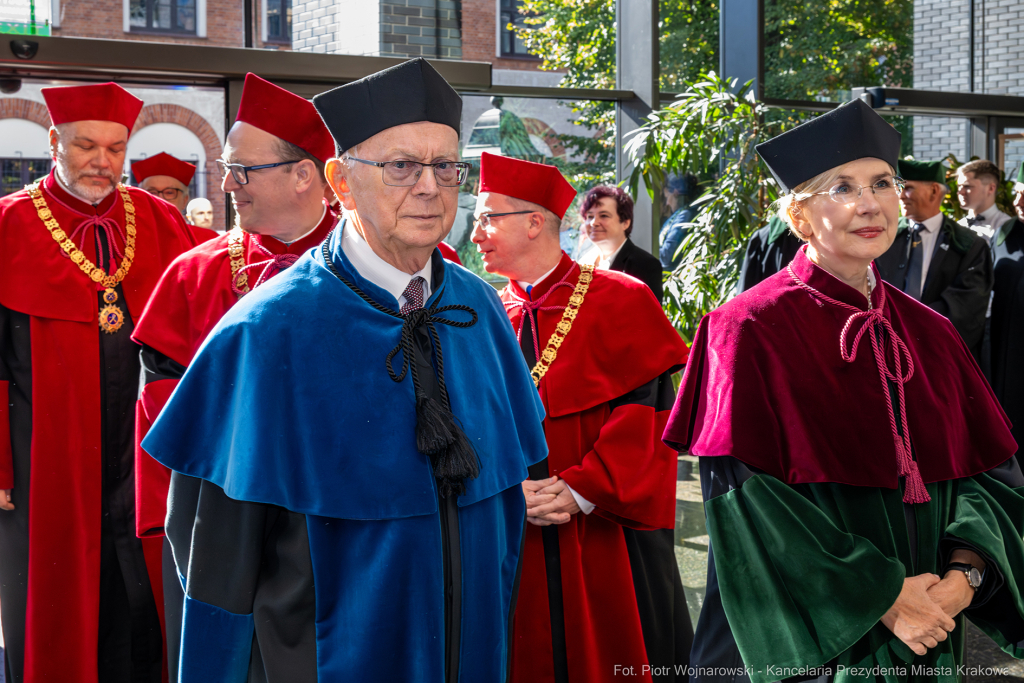 inauguracja, Miszalski, UJ, Uniwersytet Jagielloński, Jacek Popiel, medal, Jedynak, orszak  Autor: P. Wojnarowski