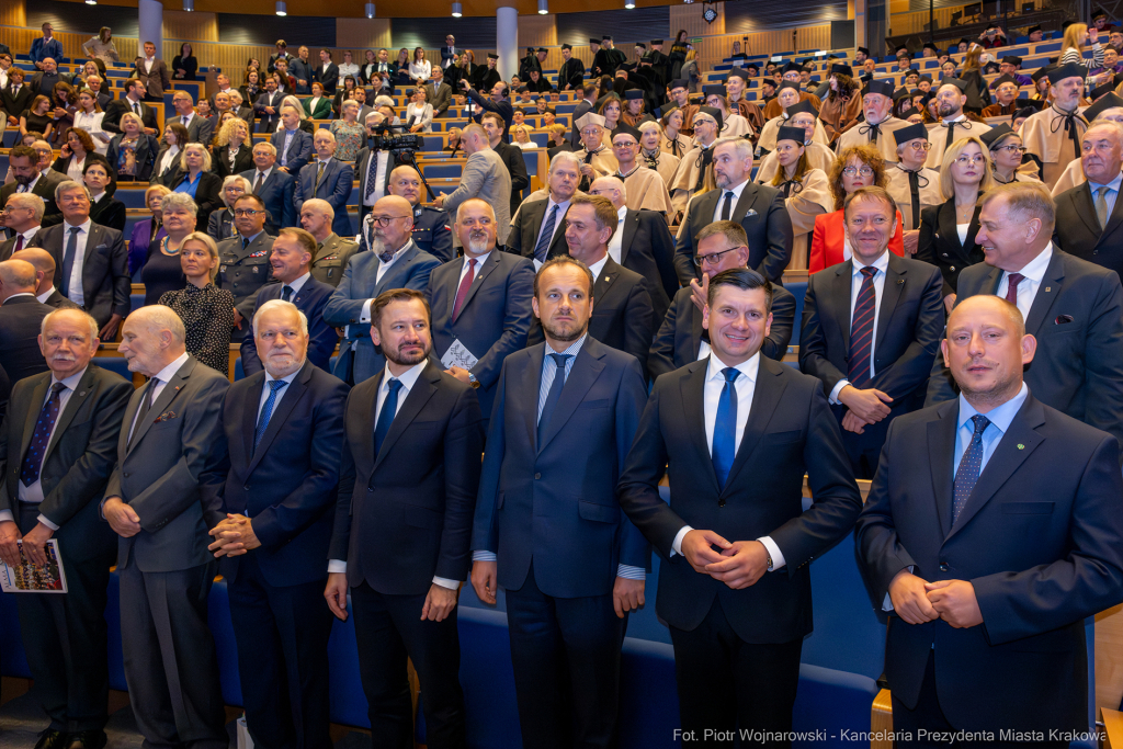 inauguracja, Miszalski, UJ, Uniwersytet Jagielloński, Jacek Popiel, medal, Jedynak, orszak  Autor: P. Wojnarowski