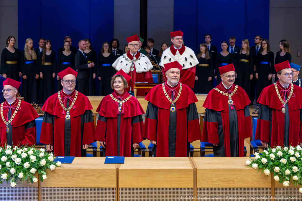 inauguracja, Miszalski, UJ, Uniwersytet Jagielloński, Jacek Popiel, medal, Jedynak, orszak  Autor: P. Wojnarowski