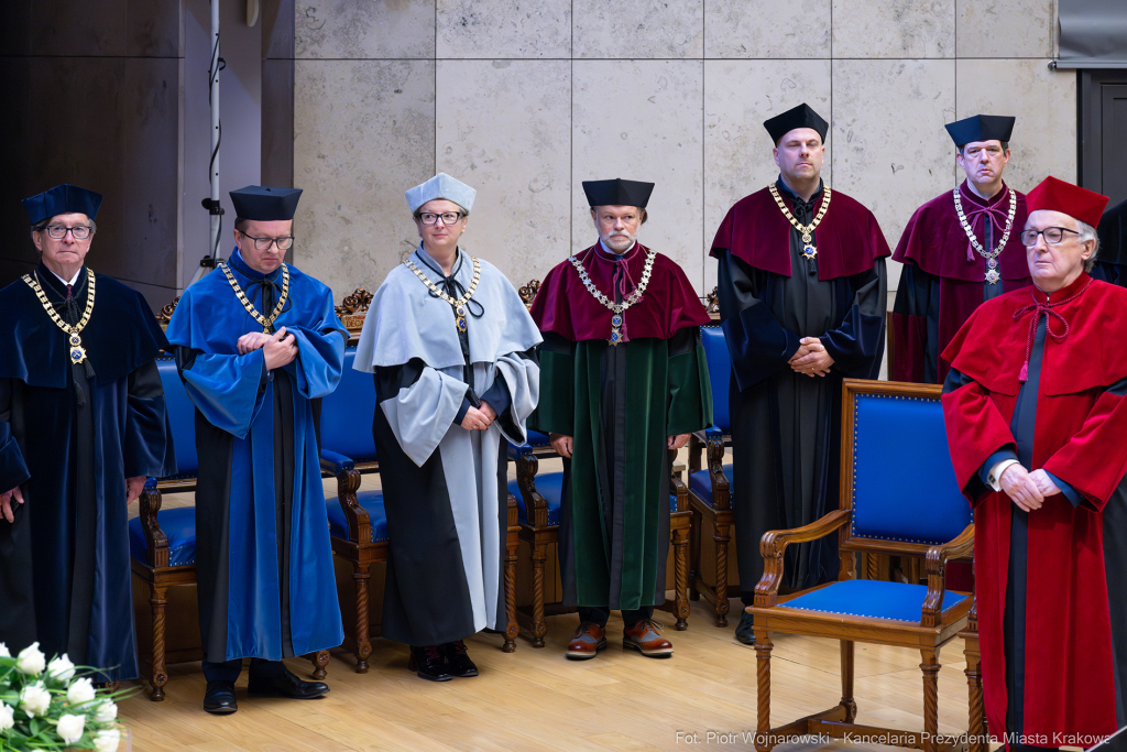 inauguracja, Miszalski, UJ, Uniwersytet Jagielloński, Jacek Popiel, medal, Jedynak, orszak  Autor: P. Wojnarowski