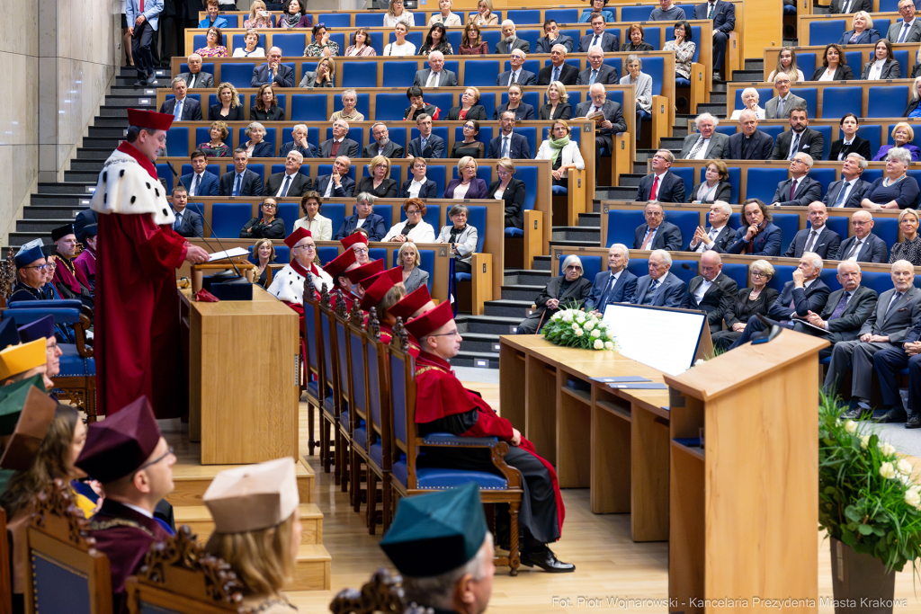 inauguracja, Miszalski, UJ, Uniwersytet Jagielloński, Jacek Popiel, medal, Jedynak, orszak  Autor: P. Wojnarowski