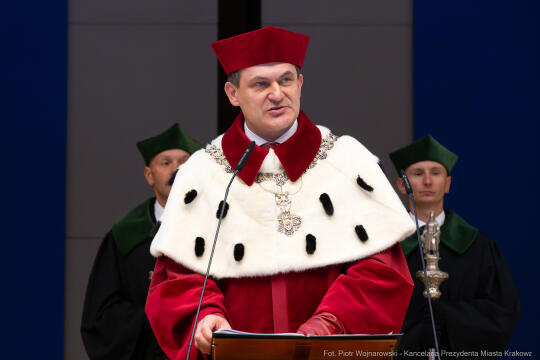 inauguracja, Miszalski, UJ, Uniwersytet Jagielloński, Jacek Popiel, medal, Jedynak, orszak