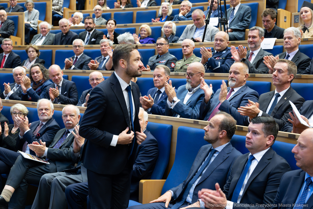 inauguracja, Miszalski, UJ, Uniwersytet Jagielloński, Jacek Popiel, medal, Jedynak, orszak  Autor: P. Wojnarowski