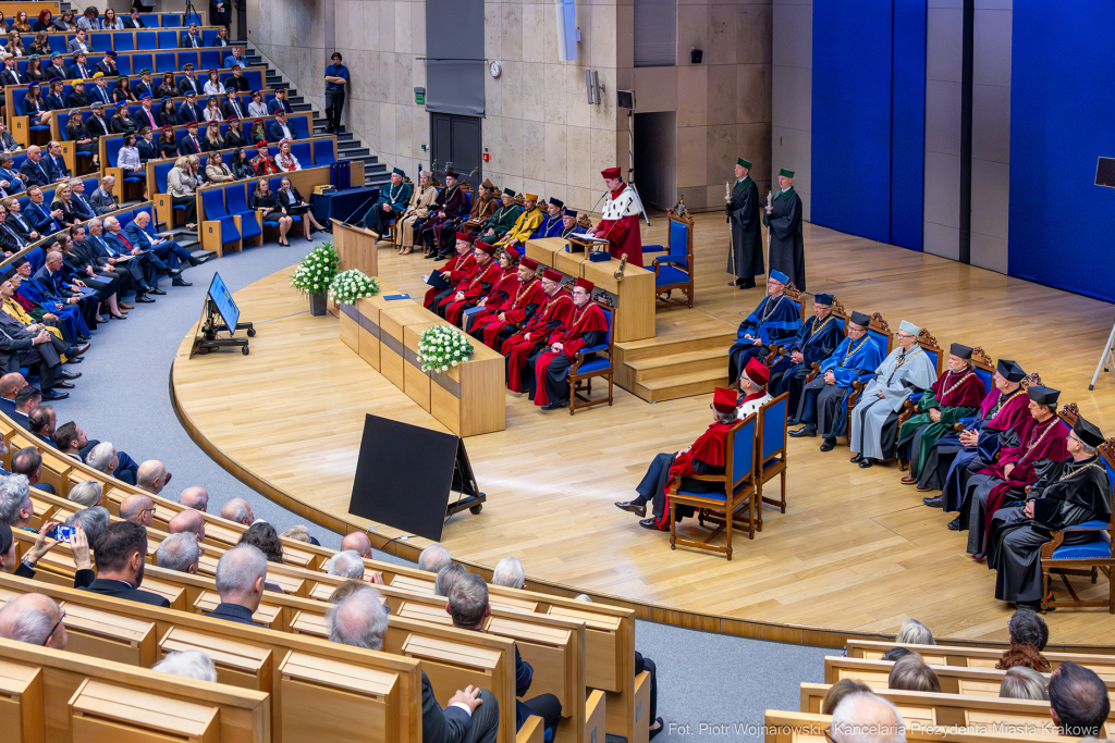 inauguracja, Miszalski, UJ, Uniwersytet Jagielloński, Jacek Popiel, medal, Jedynak, orszak  Autor: P. Wojnarowski