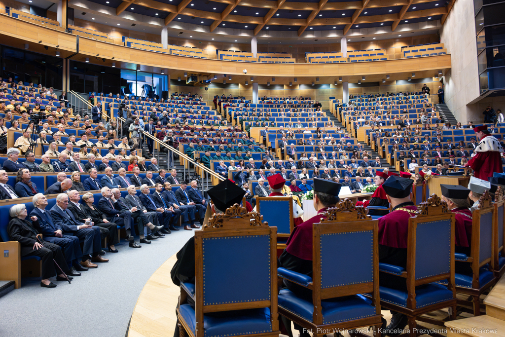 inauguracja, Miszalski, UJ, Uniwersytet Jagielloński, Jacek Popiel, medal, Jedynak, orszak  Autor: P. Wojnarowski