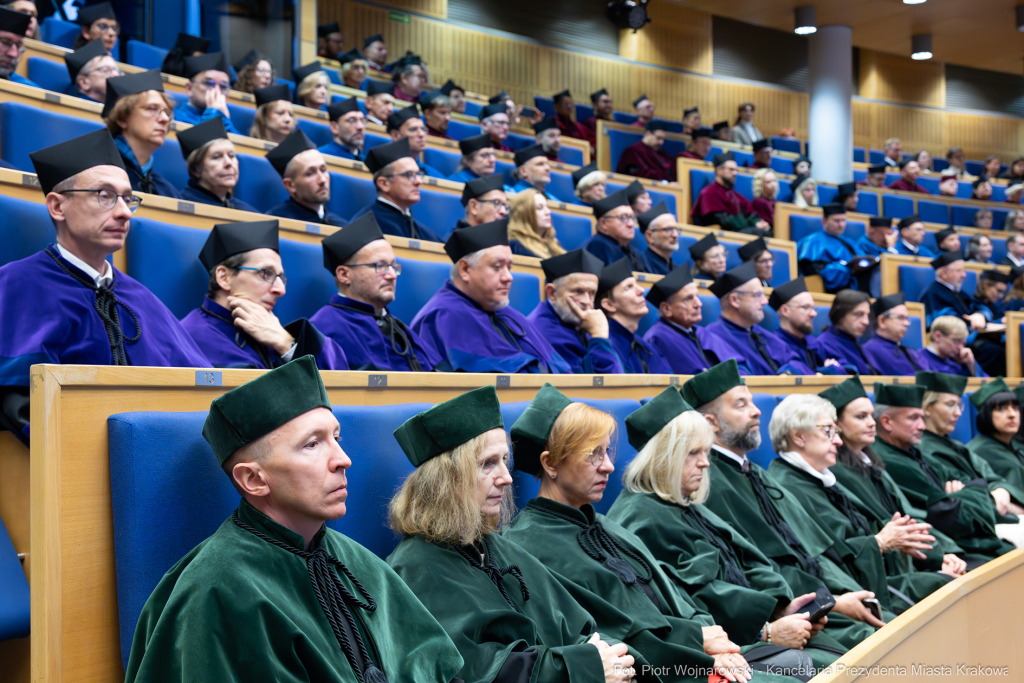 inauguracja, Miszalski, UJ, Uniwersytet Jagielloński, Jacek Popiel, medal, Jedynak, orszak  Autor: P. Wojnarowski