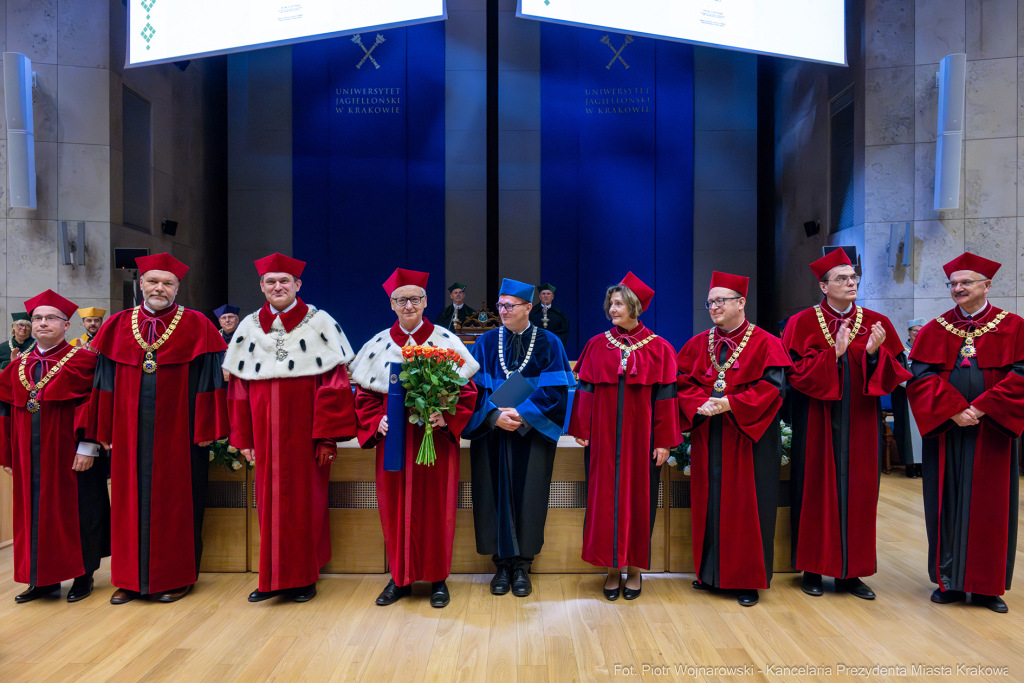 inauguracja, Miszalski, UJ, Uniwersytet Jagielloński, Jacek Popiel, medal, Jedynak, orszak  Autor: P. Wojnarowski