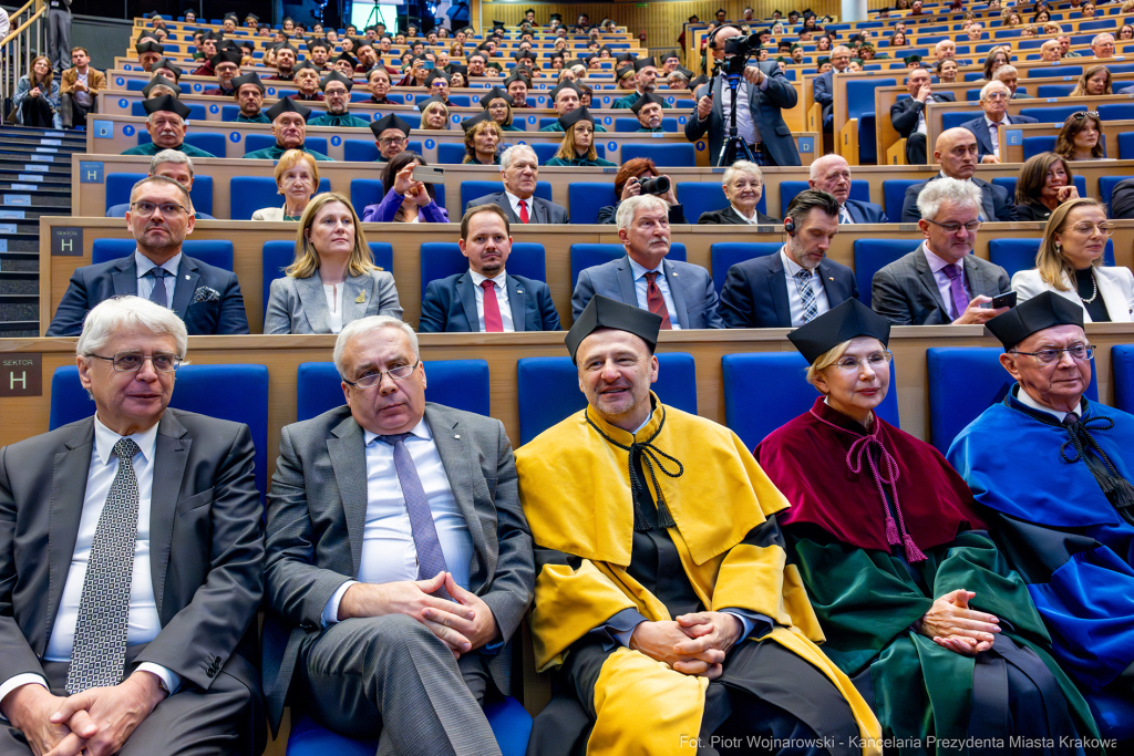 inauguracja, Miszalski, UJ, Uniwersytet Jagielloński, Jacek Popiel, medal, Jedynak, orszak  Autor: P. Wojnarowski