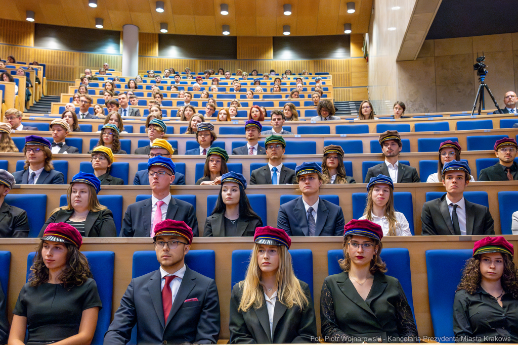 inauguracja, Miszalski, UJ, Uniwersytet Jagielloński, Jacek Popiel, medal, Jedynak, orszak  Autor: P. Wojnarowski