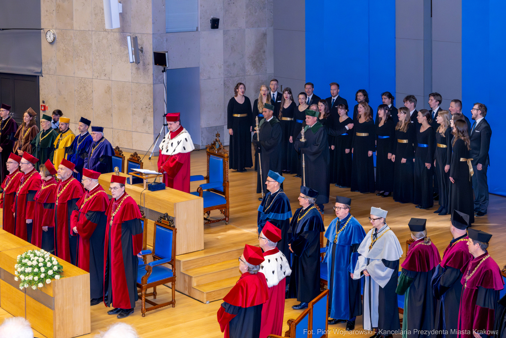 inauguracja, Miszalski, UJ, Uniwersytet Jagielloński, Jacek Popiel, medal, Jedynak, orszak  Autor: P. Wojnarowski