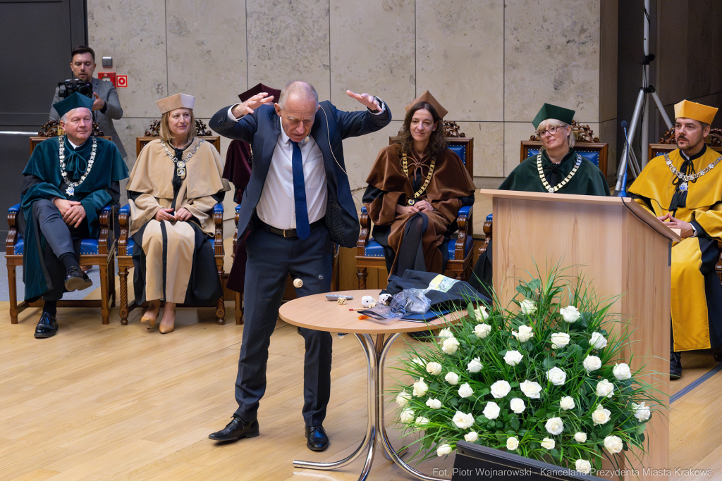 inauguracja, Miszalski, UJ, Uniwersytet Jagielloński, Jacek Popiel, medal, Jedynak, orszak  Autor: P. Wojnarowski