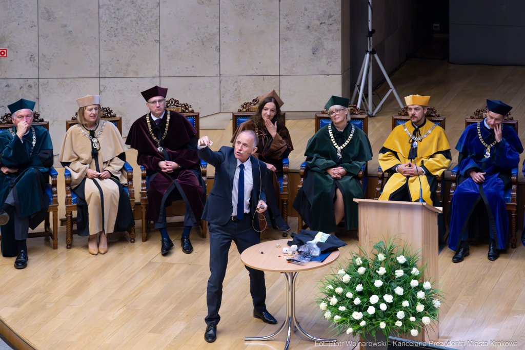 inauguracja, Miszalski, UJ, Uniwersytet Jagielloński, Jacek Popiel, medal, Jedynak, orszak  Autor: P. Wojnarowski