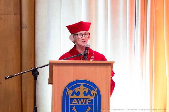 AWF, Miszalski, wykład, rozpoczęcie, rok akademicki, Akademia Wychowania Fizycznego