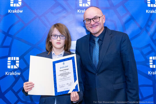 Nagrody Edukacyjne , Mazurkiewicz, Domanska, uczniowie, wybitni, Kraków