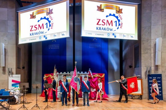 Zespół Szkół Mechanicznych nr 1, jubileusz, Klaman, Aditorium Maximum, Peltier