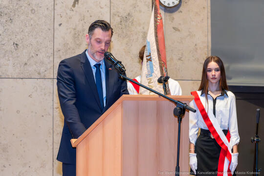 Zespół Szkół Mechanicznych nr 1, jubileusz, Klaman, Aditorium Maximum, Peltier