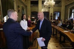 wręczenie, nagrody prezydenta, Klaman, nauczyciele, dyrektorzy, Domańska, Pasek