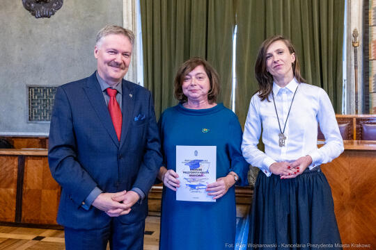 wręczenie, nagrody prezydenta, Klaman, nauczyciele, dyrektorzy, Domańska, Pasek