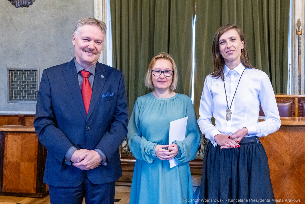 wręczenie, nagrody prezydenta, Klaman, nauczyciele, dyrektorzy, Domańska, Pasek  Autor: P. Wojnarowski