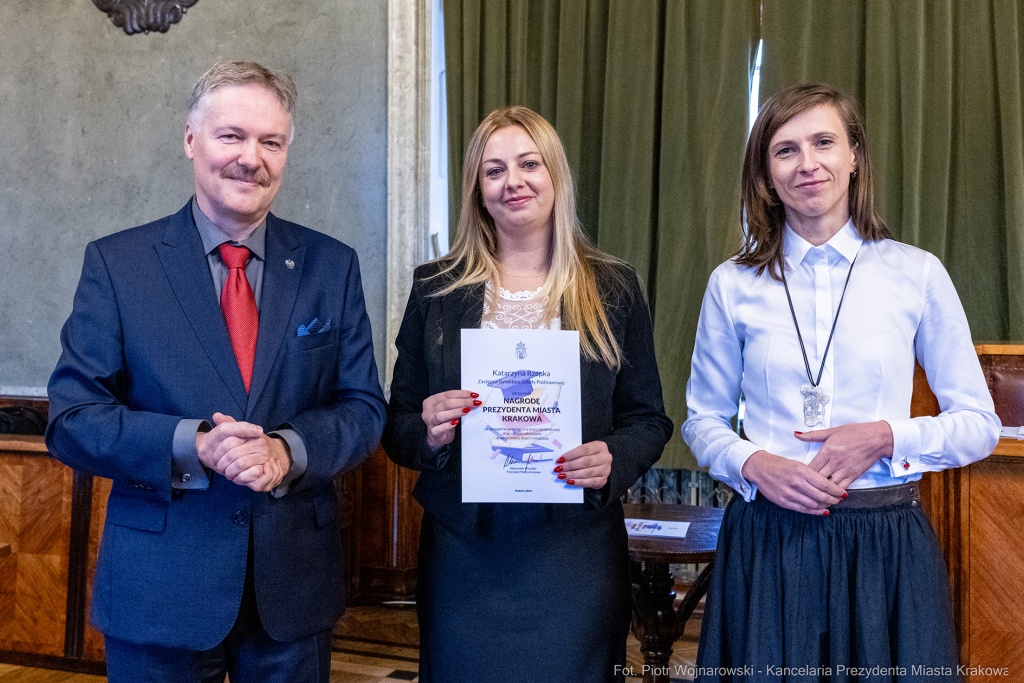 wręczenie, nagrody prezydenta, Klaman, nauczyciele, dyrektorzy, Domańska, Pasek  Autor: P. Wojnarowski