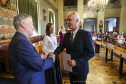 wręczenie, nagrody prezydenta, Klaman, nauczyciele, Domańska, Pasek, licea, ponadpodstawowe