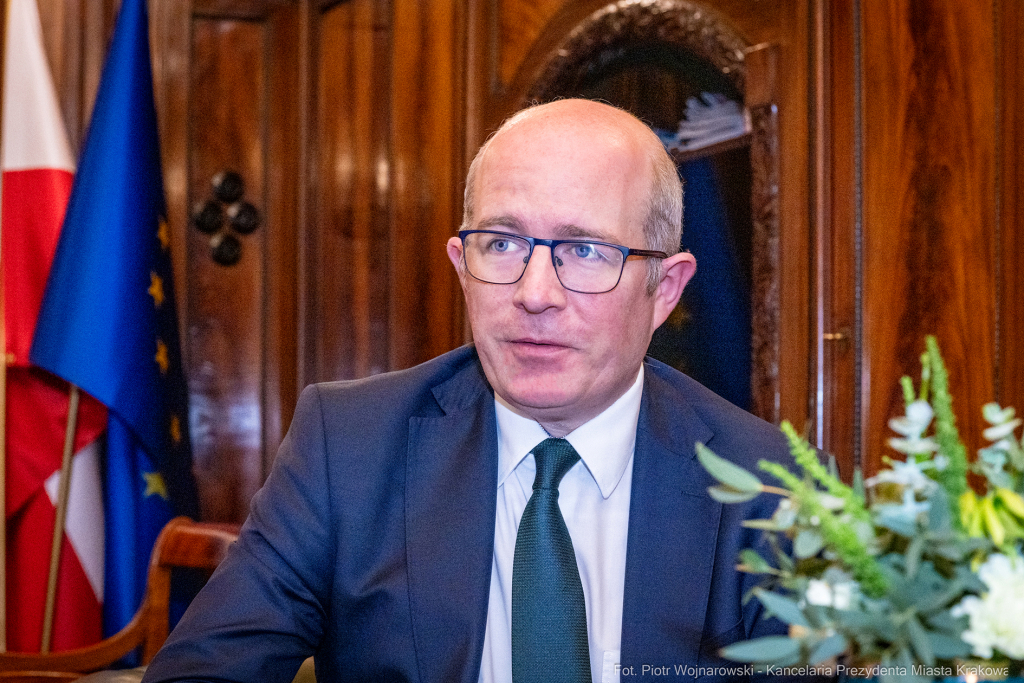 wizyta, Patrick Haughey, ambasador, Irlandia, Miszalski, Kraków, cuairt, ambasadóir, Éire  Autor: P. Wojnarowski