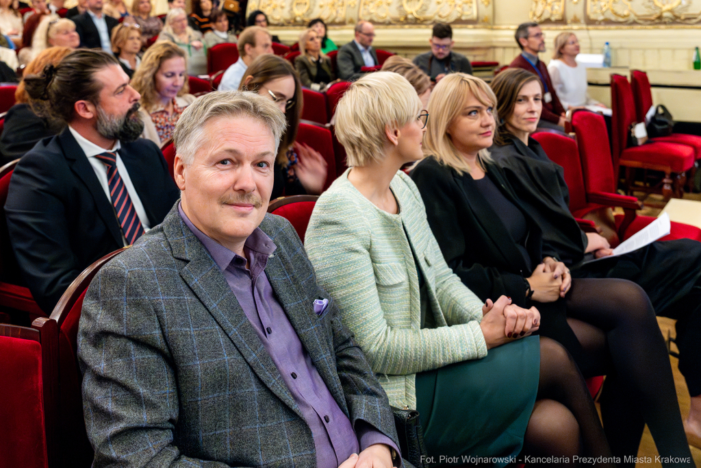 Klaman, konferencja, nauczyciele, dyrektorzy, szkoły, przedszkola, Pasek, Domańska, Teatr Słowack  Autor: P. Wojnarowski